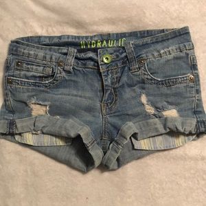 Hydraulic Jean Shorts Size 9/10
